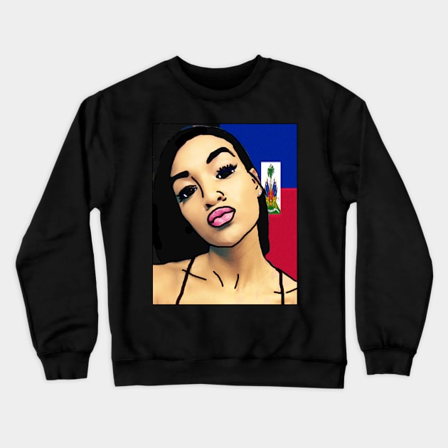 Haitian Beauty Queen 2023 Crewneck Sweatshirt by Artist_Imagination